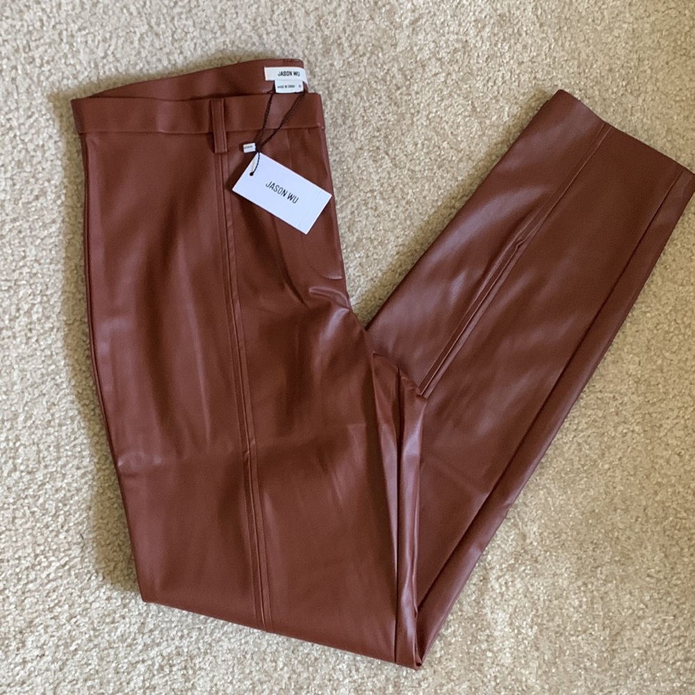 🔥🔥TREND ALERT🔥🔥 Jason Wu Designer Faux Leather Pants. Size XL
